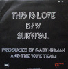 Click To Enlarge Gary Numan This Is Love 1986 UK